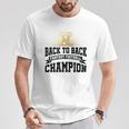Back To Back Fantasy Football Champion 2019 Champ T-Shirt Unique Gifts