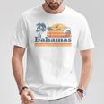 Bahamas Beach Summer Vacation Sunset Vintage 70'S Retro T-Shirt Funny Gifts