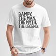 BampyThe Man The Myth The Legend Fathers Day T-Shirt Unique Gifts
