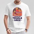 Bartender Mixing Tequila Sunrise Mexican Mexico T-Shirt Unique Gifts