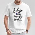 Belize Family Trip 2024 Caribbean Vacation Fun Matching T-Shirt Unique Gifts
