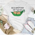 Big Brother Of Twins Two Peas In A Pod T-Shirt Unique Gifts
