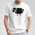 Black Sheep Silhouette T-Shirt Unique Gifts