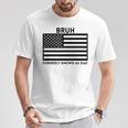 Bruh Formerly Known As Dad Usa Flag Father's Day Men T-Shirt Funny Gifts