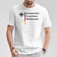 Bundesinstitut Für Gottlosen Mischkonsum Gottloser Ironie T-Shirt Lustige Geschenke