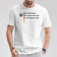 Bundesinstitut Für Lecker Bierchen Und Fussball-Liebe Bier T-Shirt Lustige Geschenke