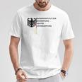 Bundesinstitut Zur Bekämpfung Akuter Unterhopfung White T-Shirt Lustige Geschenke