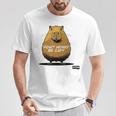 Capibara No Te Preocupes Sé Capibara Divertido Lindo Sé Feliz Capibara Camiseta unisex Regalos divertidos