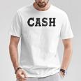 Cash Country Music Lovers Outlaw Vintage Retro Distressed T-Shirt Personalized Gifts