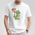 Children's 2Nd Birthday Ich Bin Schon 2 Jahre Dinosaur T-Shirt Lustige Geschenke