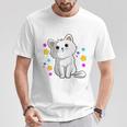Children's Ich Bin 4 Jahre Alt Katzenvier 4Th Birthday T-Shirt Lustige Geschenke