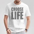 Choose Life Pro-Life Rétro Années 80 T-Shirt Cadeaux drôles