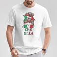 Ciao Bella Italian Flag With Sunglasses T-Shirt Lustige Geschenke