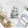 Cool Graphic Old Pirate Ship T-Shirt Unique Gifts