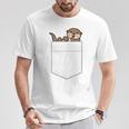 Cute Otter Cute Pocket Otter T-Shirt Lustige Geschenke