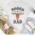 Dad 1St First Birthday Cowboy Western Rodeo Party Matching T-Shirt Funny Gifts
