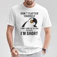 Don't Flatter Yourself I Only Look Up To You Cute Penguin T-Shirt Unique Gifts