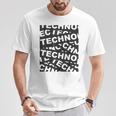 Edm Techno Music Fiesta Rave De Ropa Festival Raver Dj Camiseta unisex Regalos divertidos