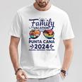 Family Vacation Punta Cana 2024 Matching Family Group Summer T-Shirt Personalized Gifts
