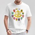 Fdi Fuerzas De Defensa Israel Ejército Israelí Unidades Militares Israelíes Camiseta unisex Regalos divertidos