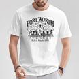 Fort Worth Vintage Retro Texas Cowboy Rodeo Cowgirl T-Shirt Unique Gifts