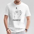 Engaged Af Bride Finger Future Engagement Diamond Ring T-Shirt Funny Gifts