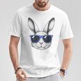 Rabbit Bunny Face Sunglasses Easter For Boys Men T-Shirt Unique Gifts
