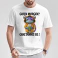 Saying Guten Morgen Ganz Thin Ice Gecko T-Shirt Lustige Geschenke