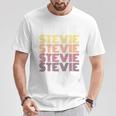 Stevie First Name Vintage Stevie T-Shirt Unique Gifts