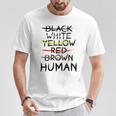 Gegen Rassismus No Racism Human T-Shirt Lustige Geschenke