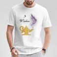 Genie Lamp 3 Wishes Jinni Graphic With Sayings T-Shirt Unique Gifts