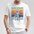 Golden Dad Vintage Golden Retriever Dad T-Shirt Lustige Geschenke
