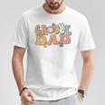 Groovy Dad Retro Father Matching Family 1St Birthday Party T-Shirt Funny Gifts