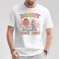 Groovy Donut Stress Just Do Your Best Testing Day Teachers T-Shirt Funny Gifts
