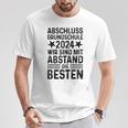 Grundschule Abschluss 2024 Mit Abstand Die Besten Kinder T-Shirt Lustige Geschenke