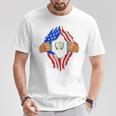 Guatemalan Blood Inside Me Guatemala Flag T-Shirt Unique Gifts