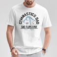 Gymnastik Papa Für Stolzeäter Raglan T-Shirt Lustige Geschenke