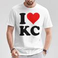I Heart Love Kansas City Kc Missouri T-Shirt Unique Gifts