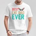 Herren Beste Katze Papa Jemals Lustig Orientalisch Kurzhaar Katze P Raglan T-Shirt Lustige Geschenke