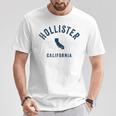 Hollister California Ca Vintage 70S Sports Navy Print T-Shirt Unique Gifts