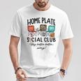 Home Plate Social Club Hey Batter Batter Swing Baseball T-Shirt Unique Gifts