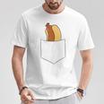 Hotdog In A Pocket Love Hotdog Pocket Hot Dog T-Shirt Unique Gifts