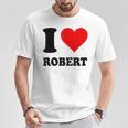 Ich Liebe Robert T-Shirt Lustige Geschenke