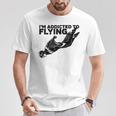 I'm Addicted To Flying Wingsuit Skydiving T-Shirt Unique Gifts