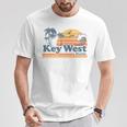 Key West Florida Beach Vintage Spring Break Vacation Retro T-Shirt Unique Gifts