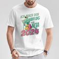 Kinder Ich Mach Den Abflug 2024 Schulkind Einschulung Schule T-Shirt Lustige Geschenke