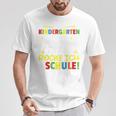 Kindergarten Abschied Jetzt Rocke Ich Die Schule Kindergarten Farewell T-Shirt Lustige Geschenke