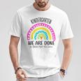 Kindergarten Abschluss 1 Klasse Hier Kommen Wir Regenbogen T-Shirt Lustige Geschenke