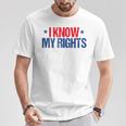 I Know My Rights Protest Vintage T-Shirt Unique Gifts