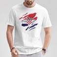 Kroatien Flagge Kroatisch Croatia Kinder Kroatien Hrvatska T-Shirt Lustige Geschenke